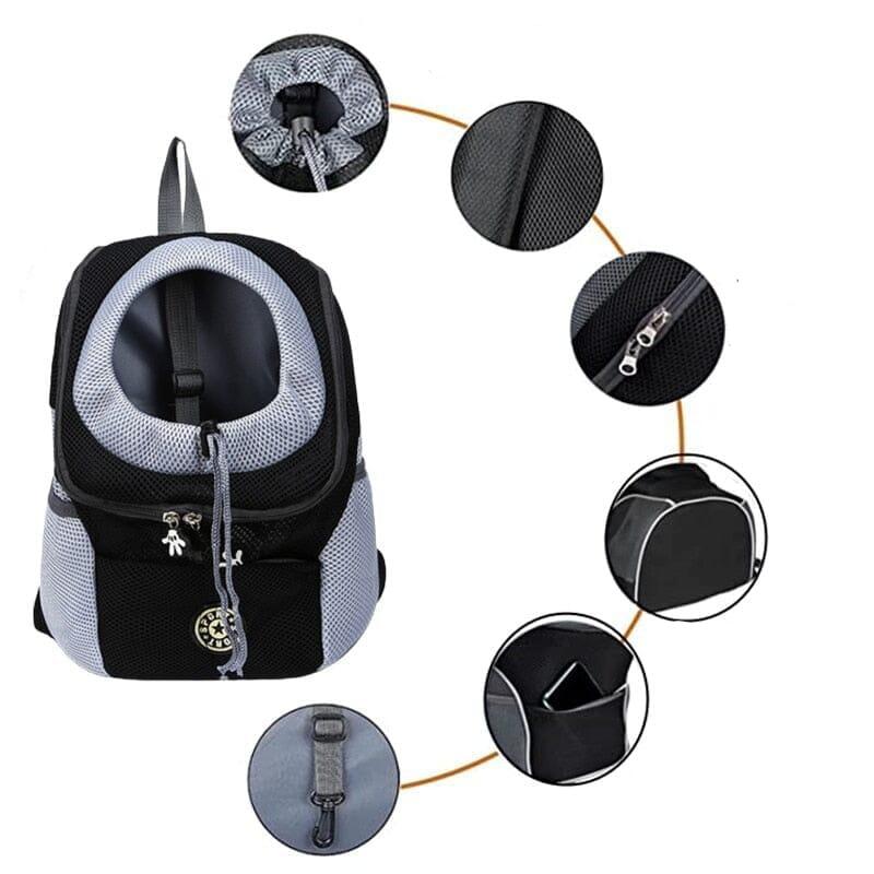 sac a dos transport chat chien